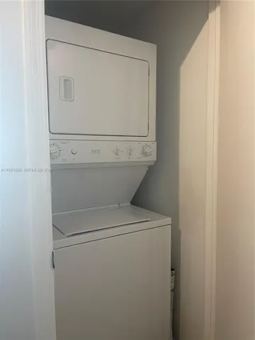 a close up of a washer and dryer