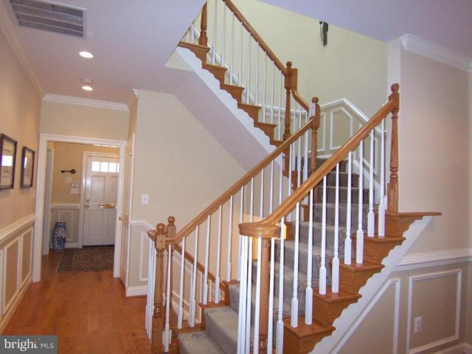 311 Riley Street Falls Church, VA 22046 - Photo 16 of 29 Lovely open stariway w/ light from Sunlight above.