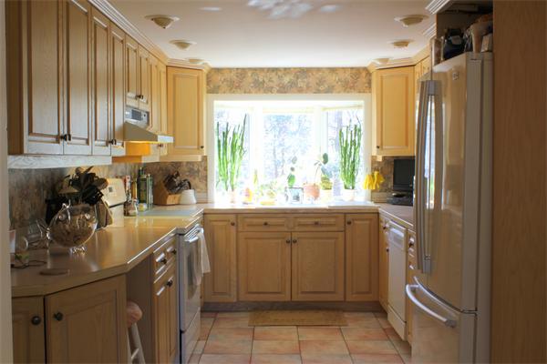 11 Algonquin Road Canton, MA 02021 - Photo 7 of 17 a kitchen with a window a sink and a refrigerator
