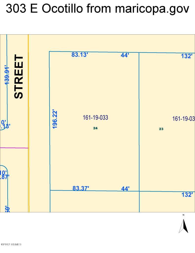 303 East Ocotillo Road, Unit 23 Phoenix, AZ 85012 - Photo 3 of 4 Maricopa.gov measurements