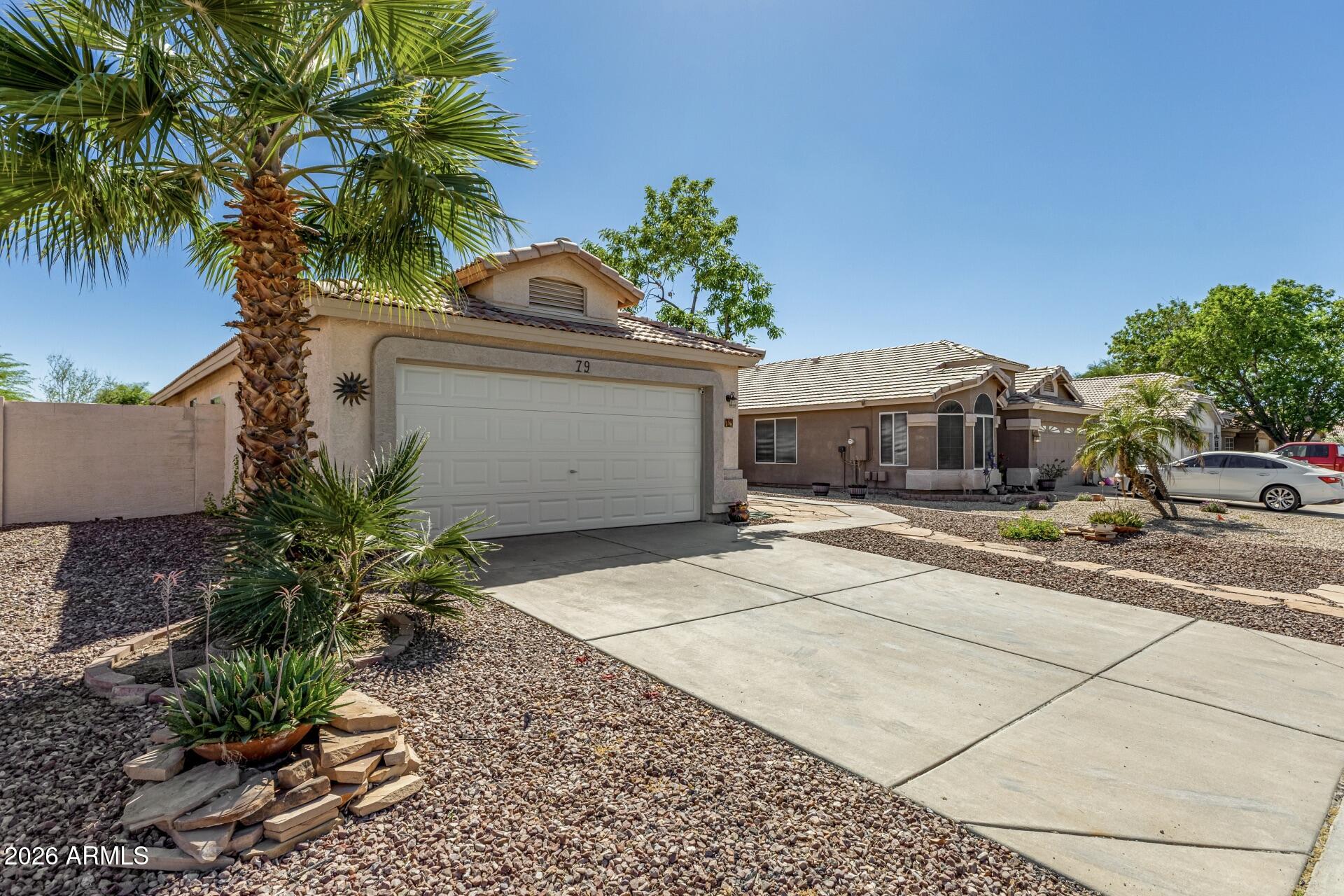 79 West Gail Drive Gilbert, AZ 85233 - Photo 7 of 37 Front exterior, wide lot view