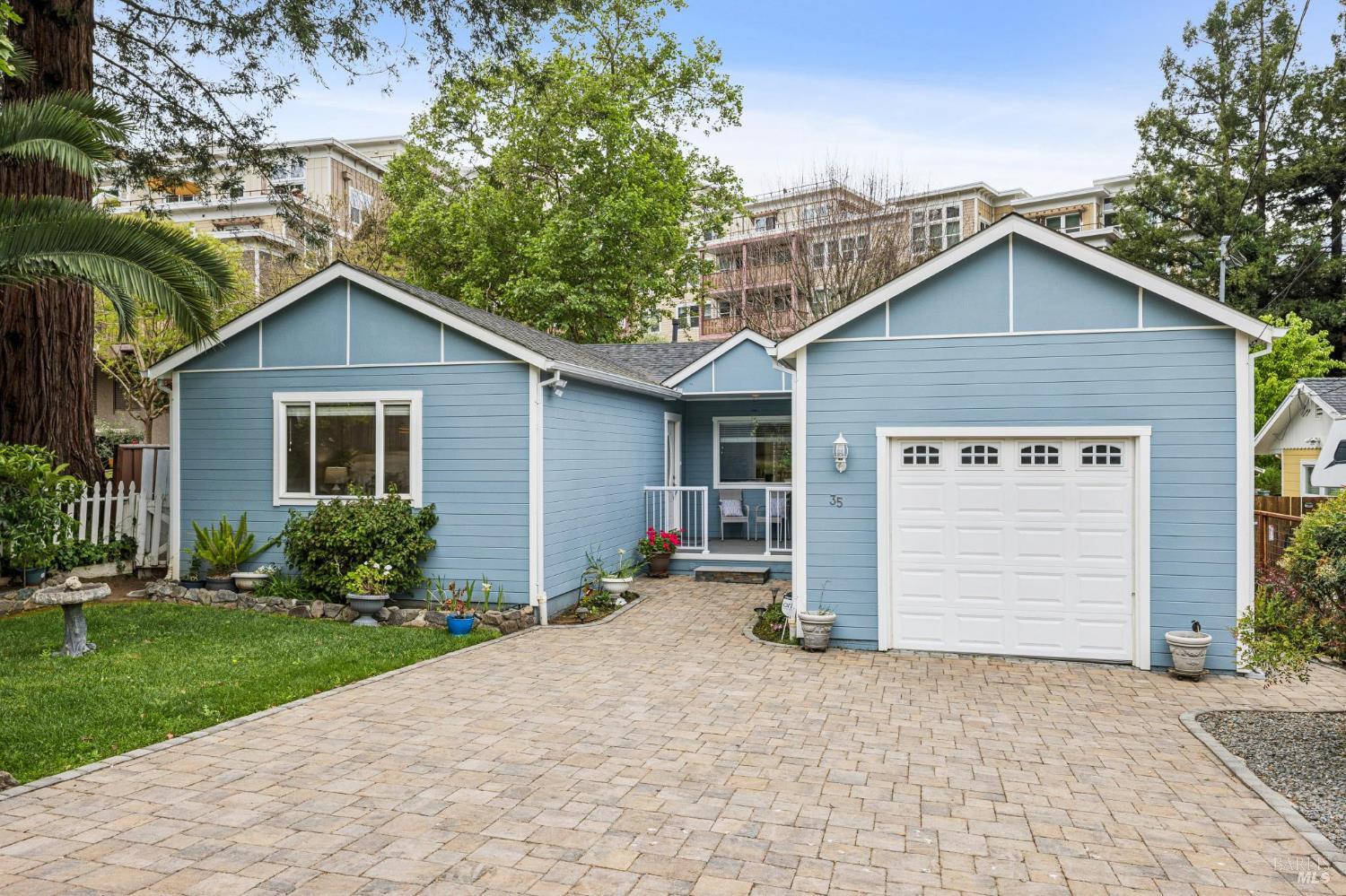 35 San Pablo Avenue San Rafael, CA 94903 - Photo 1 of 43 a view of garage yard and front view of a house