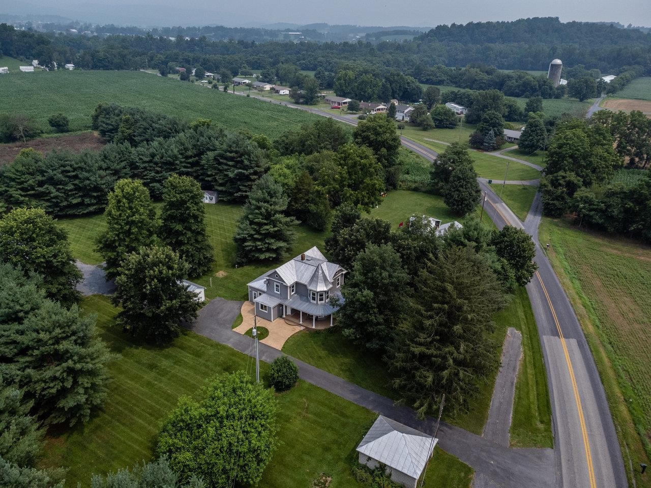 7231 Spring Creek Road Bridgewater, VA 22812 - Photo 58 of 74 an aerial view of a house with outdoor space and street view