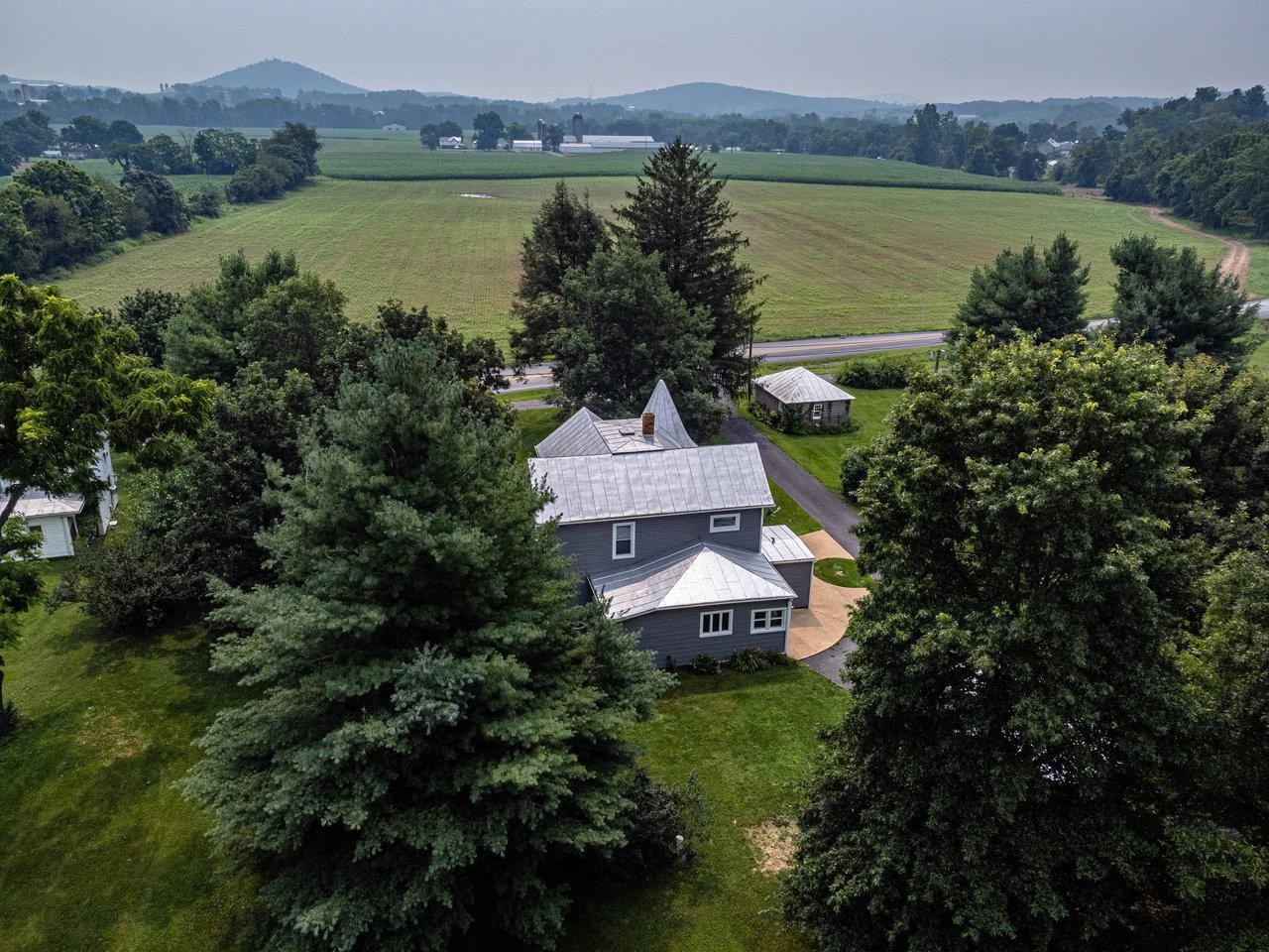 7231 Spring Creek Road Bridgewater, VA 22812 - Photo 74 of 74 a aerial view of a house with a lake view