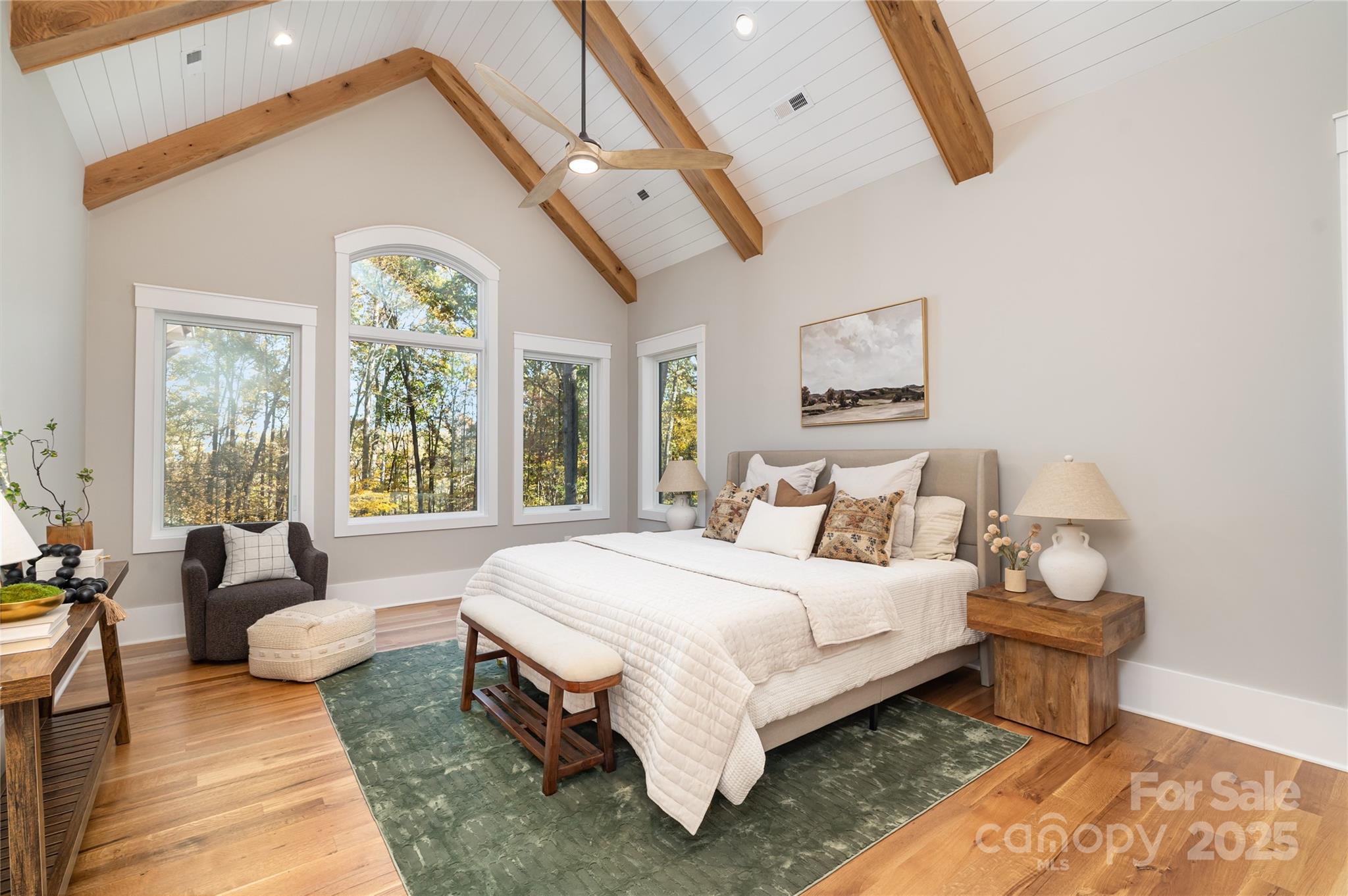 6632 Silver Fox Road Charlotte, NC 28270 - Photo 12 of 42 a bed room with a bed and a couch