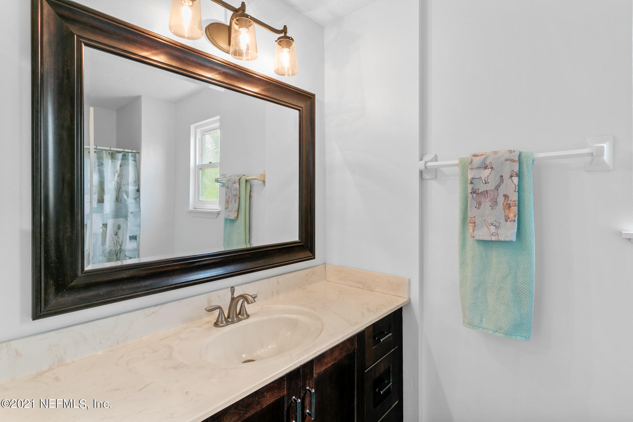 10841 Reading Road Jacksonville, FL 32257 - Photo 19 of 25 a bathroom with a sink and a mirror