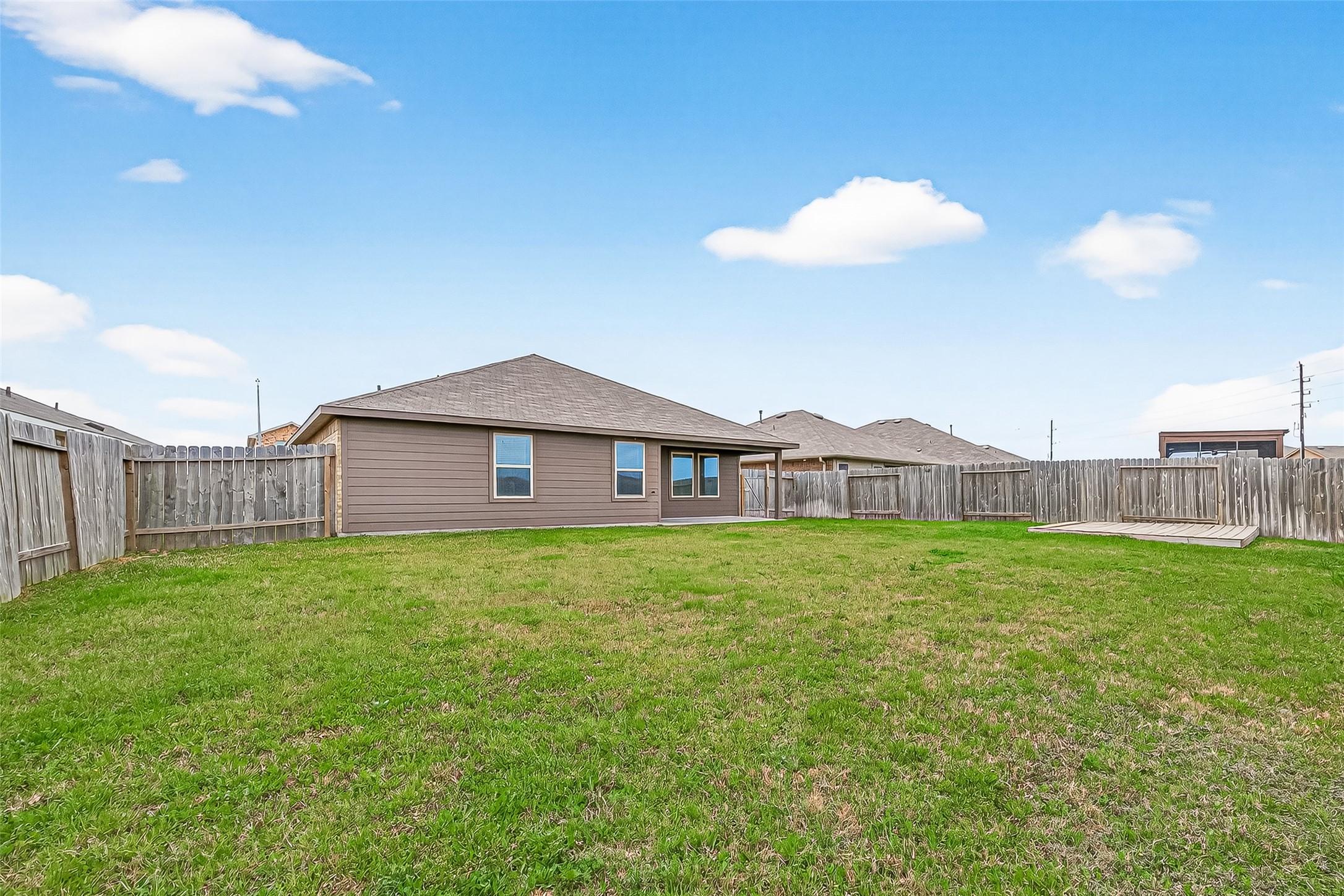 21522 Violet Ridge Road Katy, TX 77449 - Photo 39 of 39 SPACIOUS fenced backyard, Perfect for HOURS of entertainment with NO BACK NEIGHBORS!