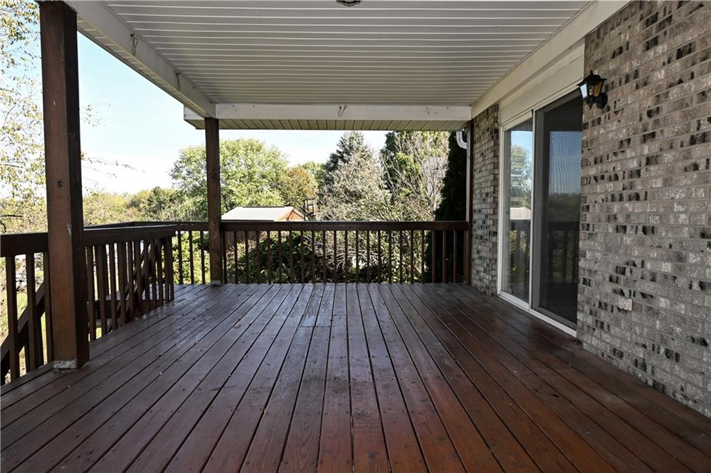 124 Valleycrest Drive Cecil, PA 15321 - Photo 35 of 38 a view of a balcony with wooden floor