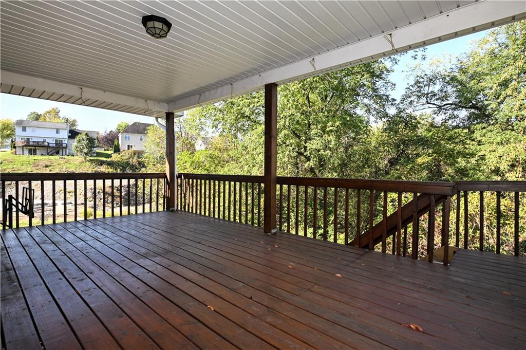 124 Valleycrest Drive Cecil, PA 15321 - Photo 36 of 38 a view of wooden deck