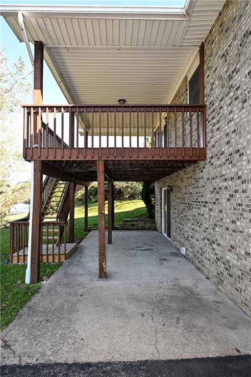 124 Valleycrest Drive Cecil, PA 15321 - Photo 38 of 38 a view of a porch with wooden floor