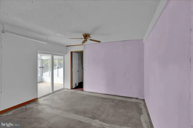 a view of an empty room