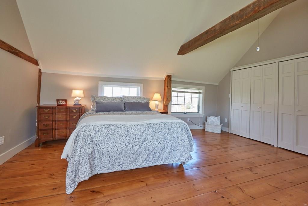 83 Head Tide Road Alna, ME 04535 - Photo 14 of 35 Original exposed post and beam...