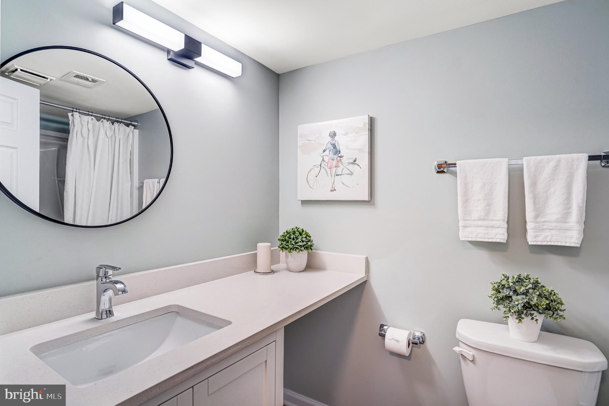 5825 Cove Landing Road, Unit 101 Burke, VA 22015 - Photo 25 of 30 Modern 2nd full bathroom with stylish accents.