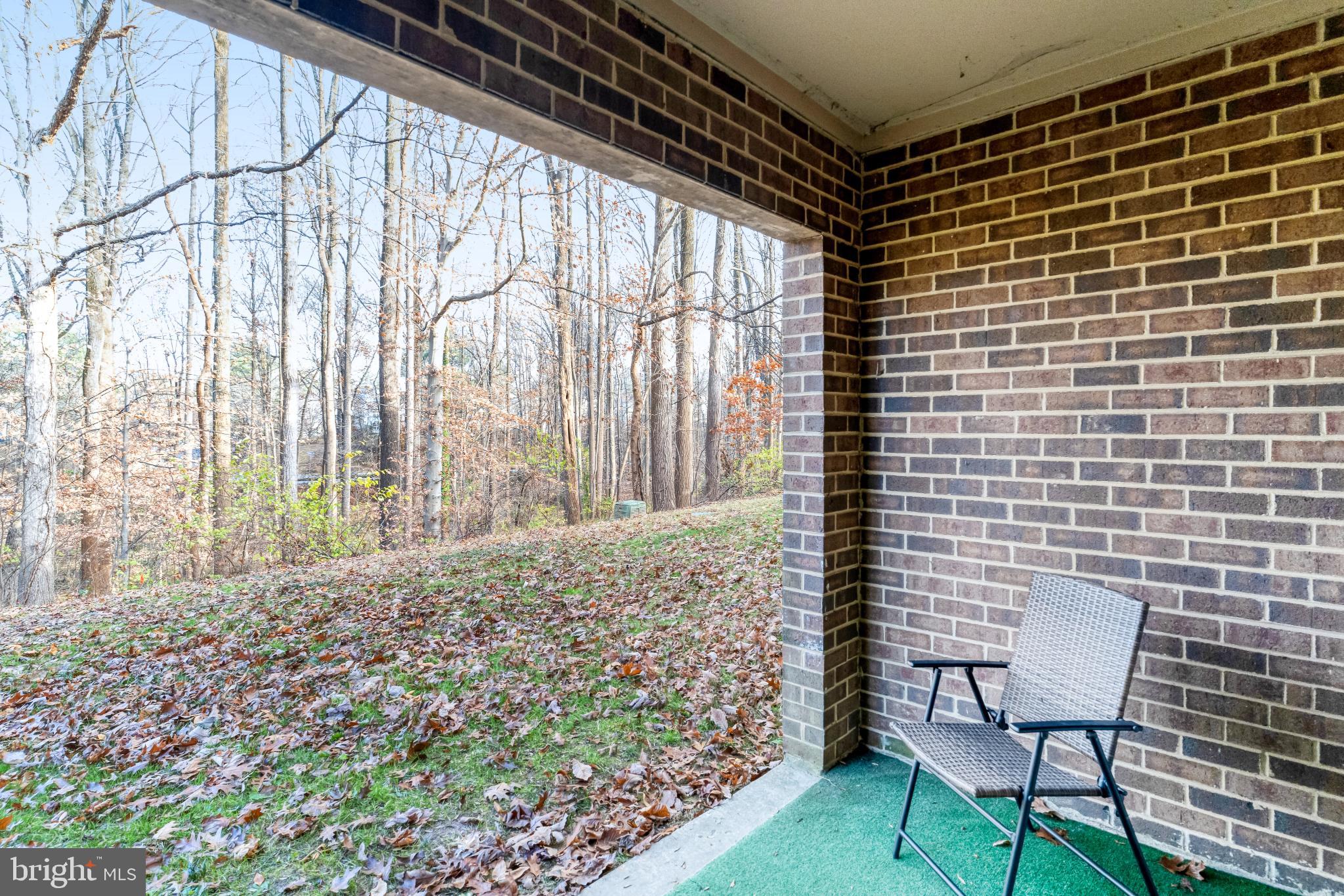 5825 Cove Landing Road, Unit 101 Burke, VA 22015 - Photo 27 of 30 Serene porch view amidst nature's embrace.