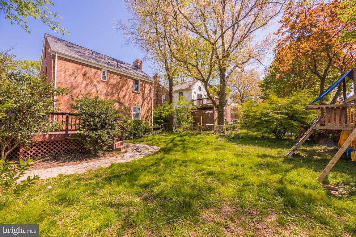 1016 Stirling Road Silver Spring, MD 20901 - Photo 25 of 26 Deck overlooks back yard