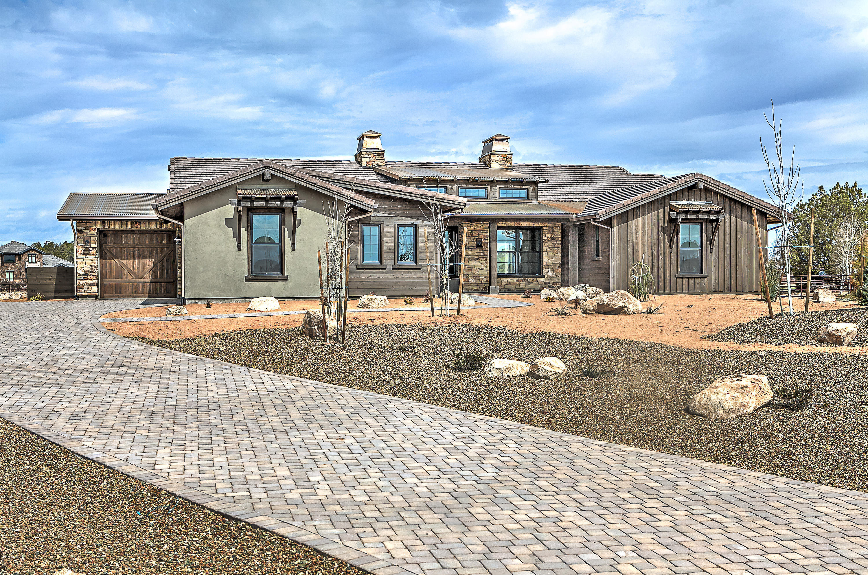 9140 North American Ranch Road Prescott, AZ 86305 - Photo 3 of 62 Front Paver Driveway