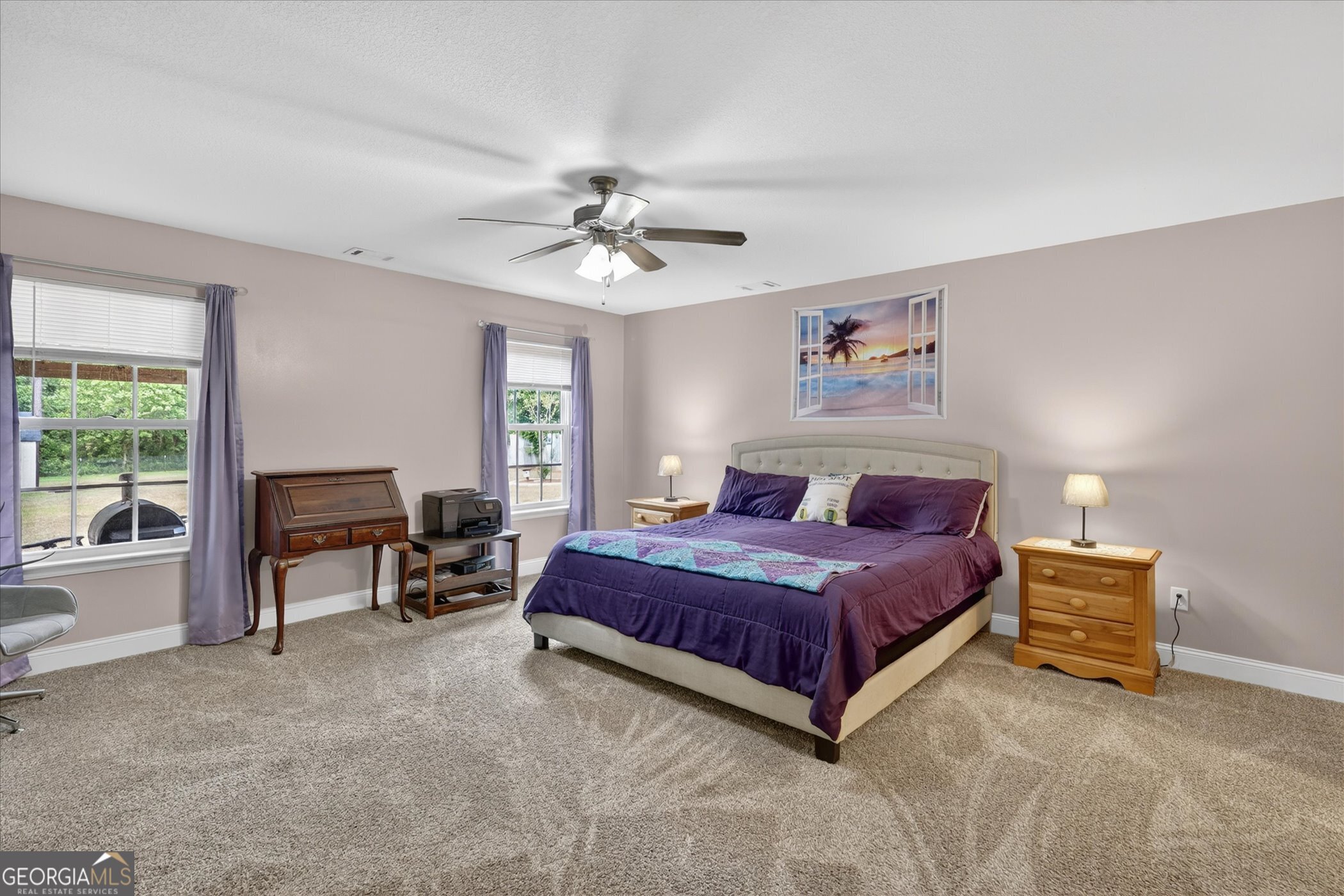 164 Stonebrook Way Statesboro, GA 30458 - Photo 19 of 46 a spacious bedroom with a bed a couch and a window