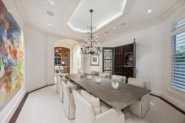 a kitchen with stainless steel appliances microwave and cabinets