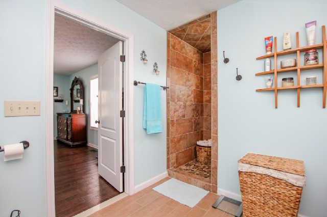 3963 Bethlehem Road Springfield, TN 37172 - Photo 8 of 20 Walk-in shower with rain shower system.