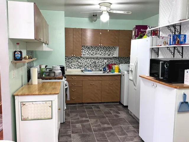 a room with storage and utility