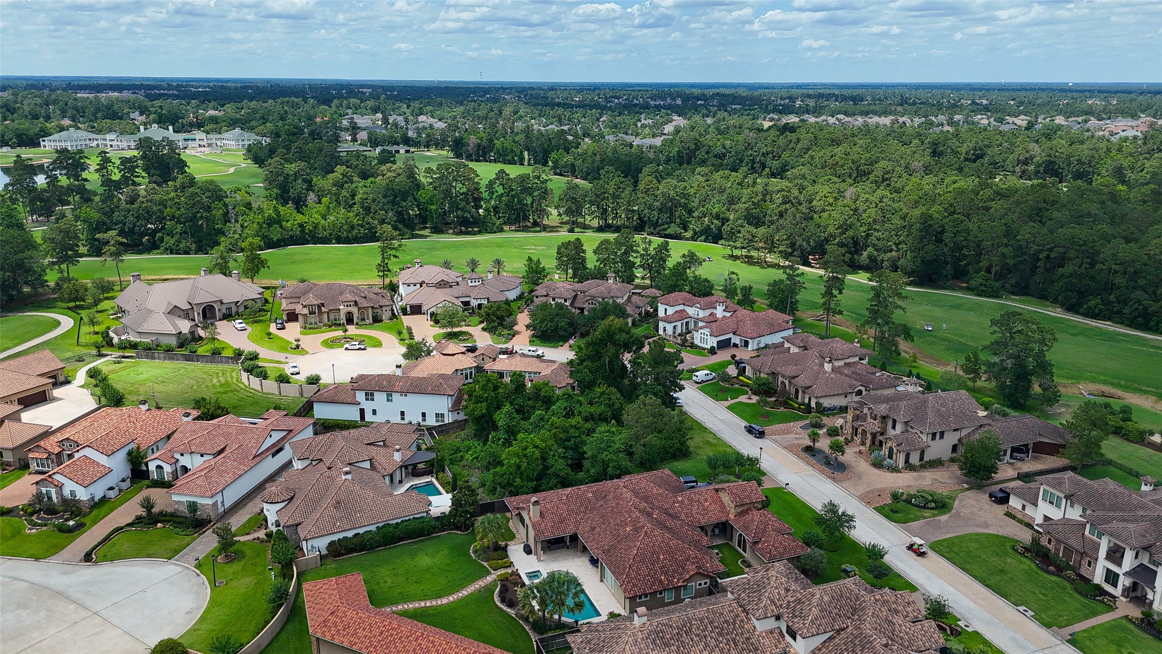 39 Post Shadow Estate Drive Spring, TX 77389 - Photo 16 of 19 an aerial view of a house with outdoor space