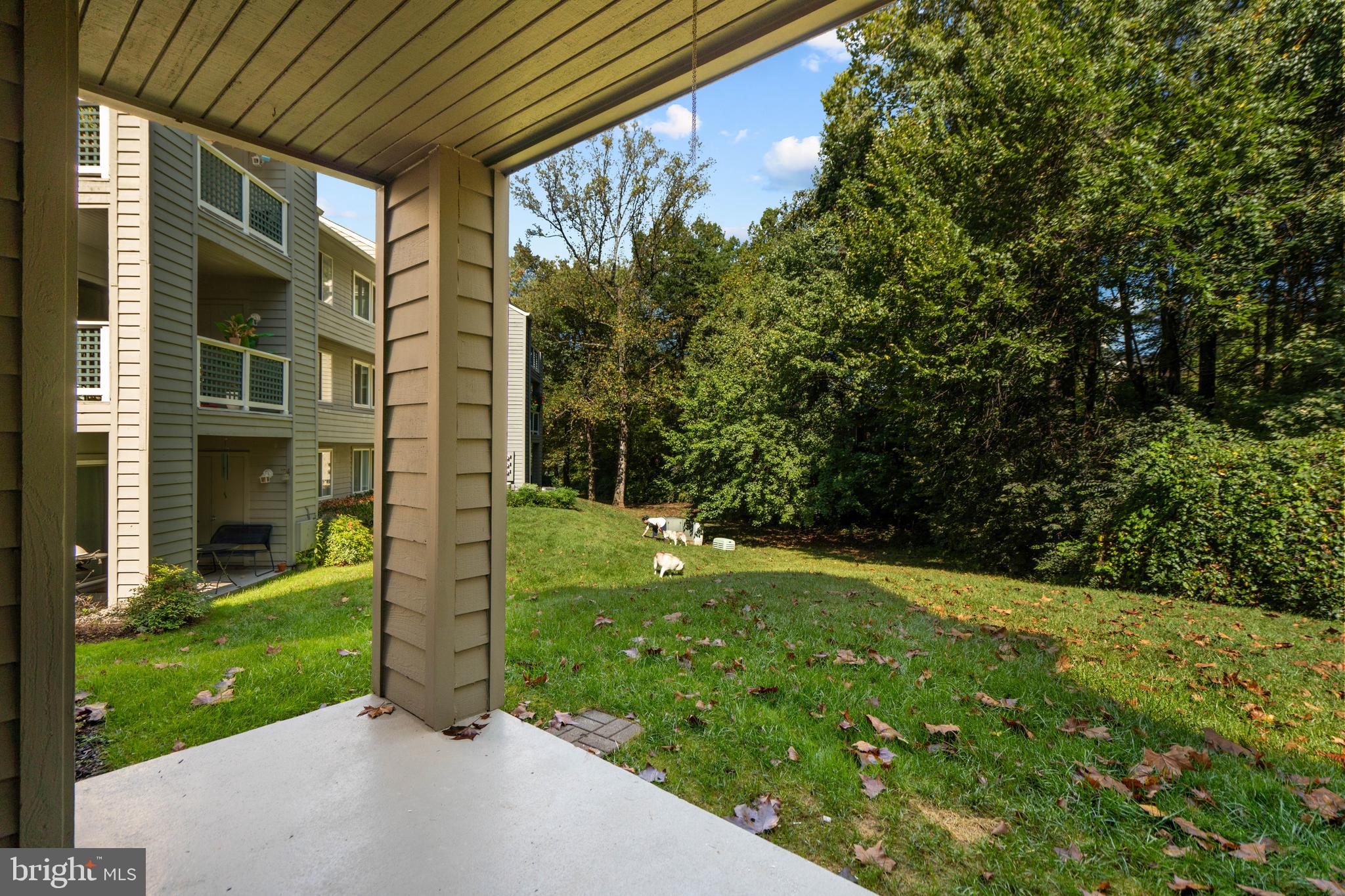 11733 Summerchase Circle, Unit 1733C Reston, VA 20194 - Photo 8 of 33 Private patio backing to green space.