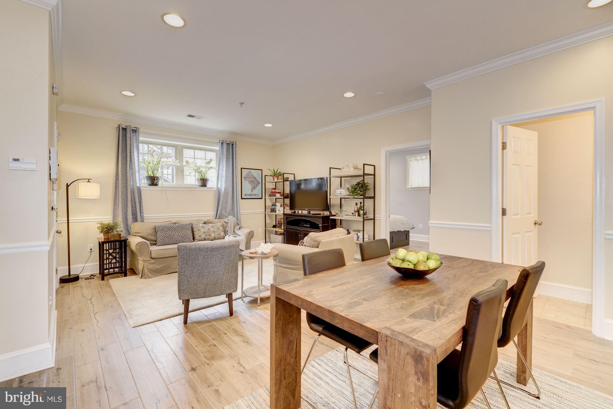 1630 Rosedale Street Northeast, Unit 1 Washington, DC 20002 - Photo 12 of 30 Living/Dining Room open concept