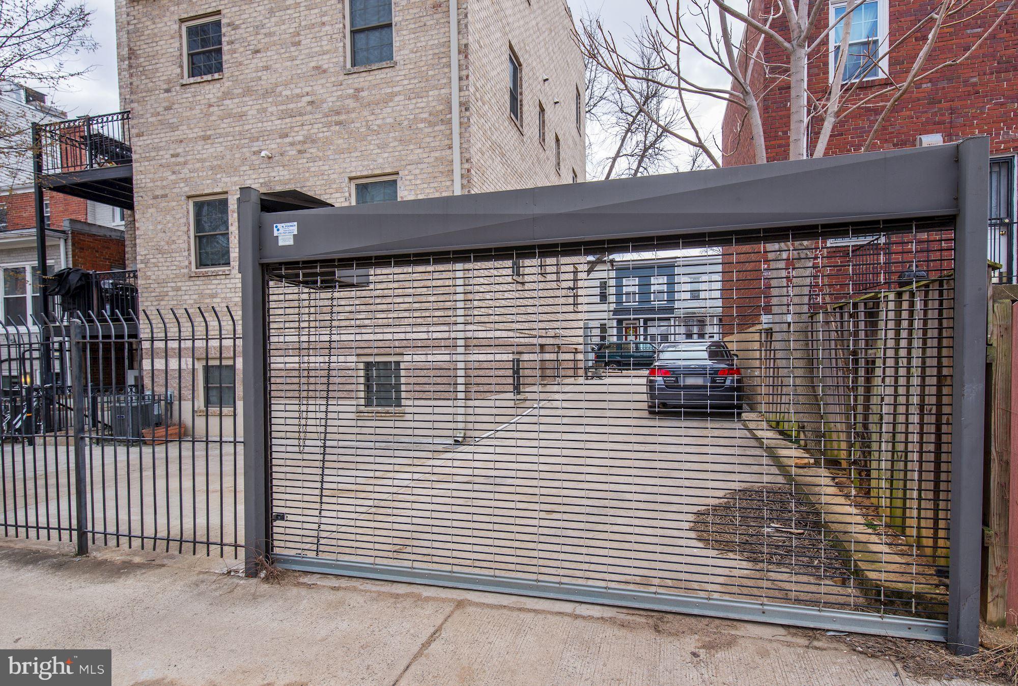 1630 Rosedale Street Northeast, Unit 1 Washington, DC 20002 - Photo 24 of 30 Remote controlled car gate for private parking