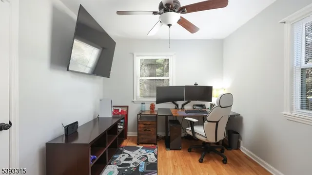 an aerial view of residential house with outdoor space