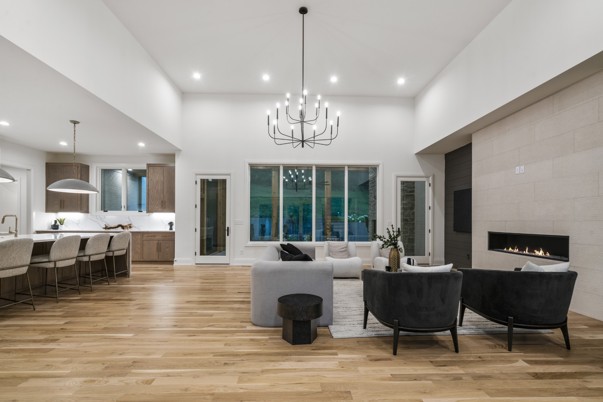 1323 Harding Place Nashville, TN 37215 - Photo 7 of 41 a view of a dining room with furniture window and wooden floor
