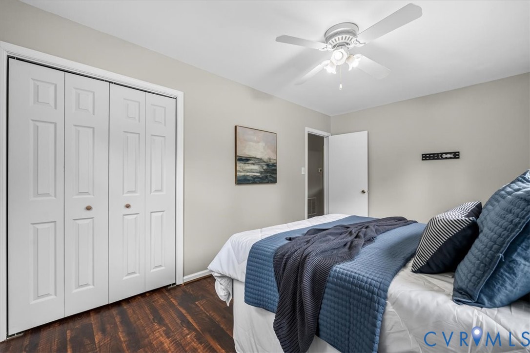 6208 Barrister Road Chesterfield, VA 23832 - Photo 16 of 37 Wood-finish flooring with white bi-fold closet doo
