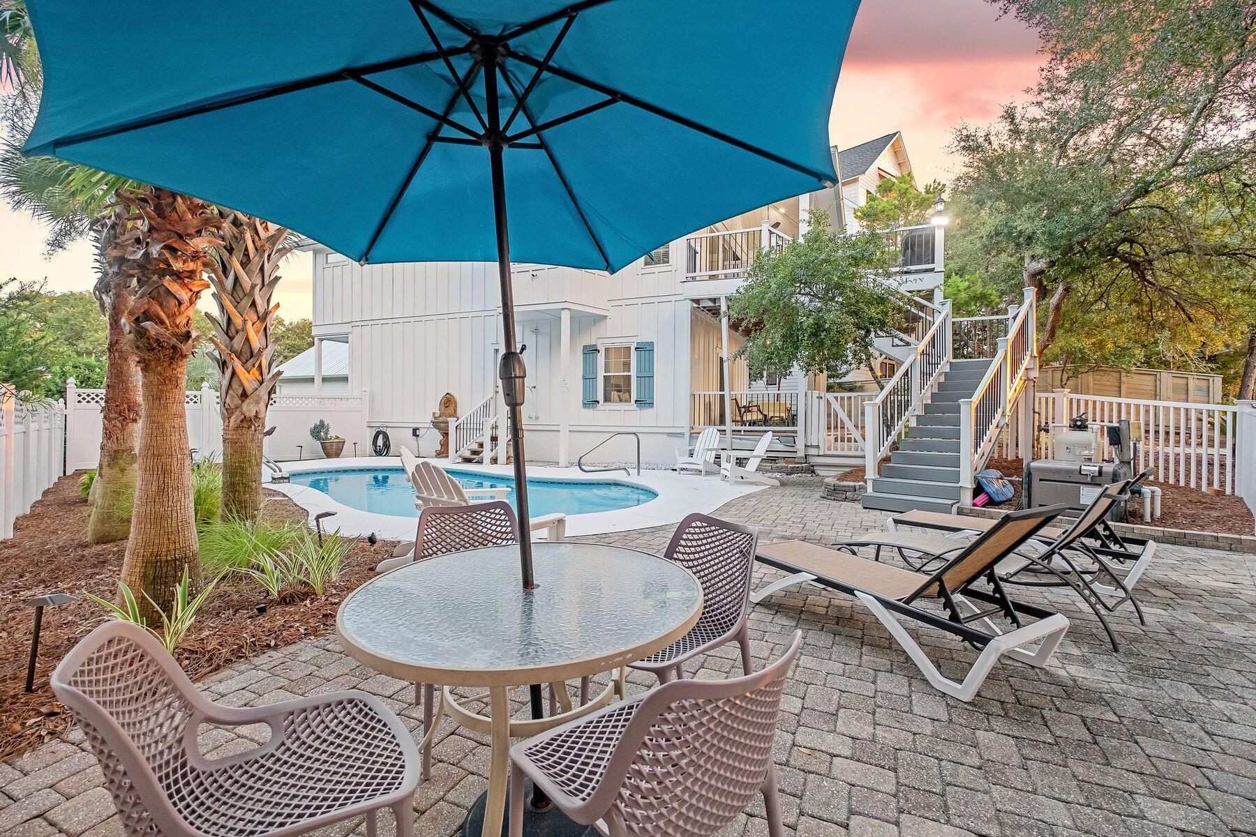 363 Pelican Circle Inlet Beach, FL 32461 - Photo 53 of 80 a view of a swimming pool with a patio