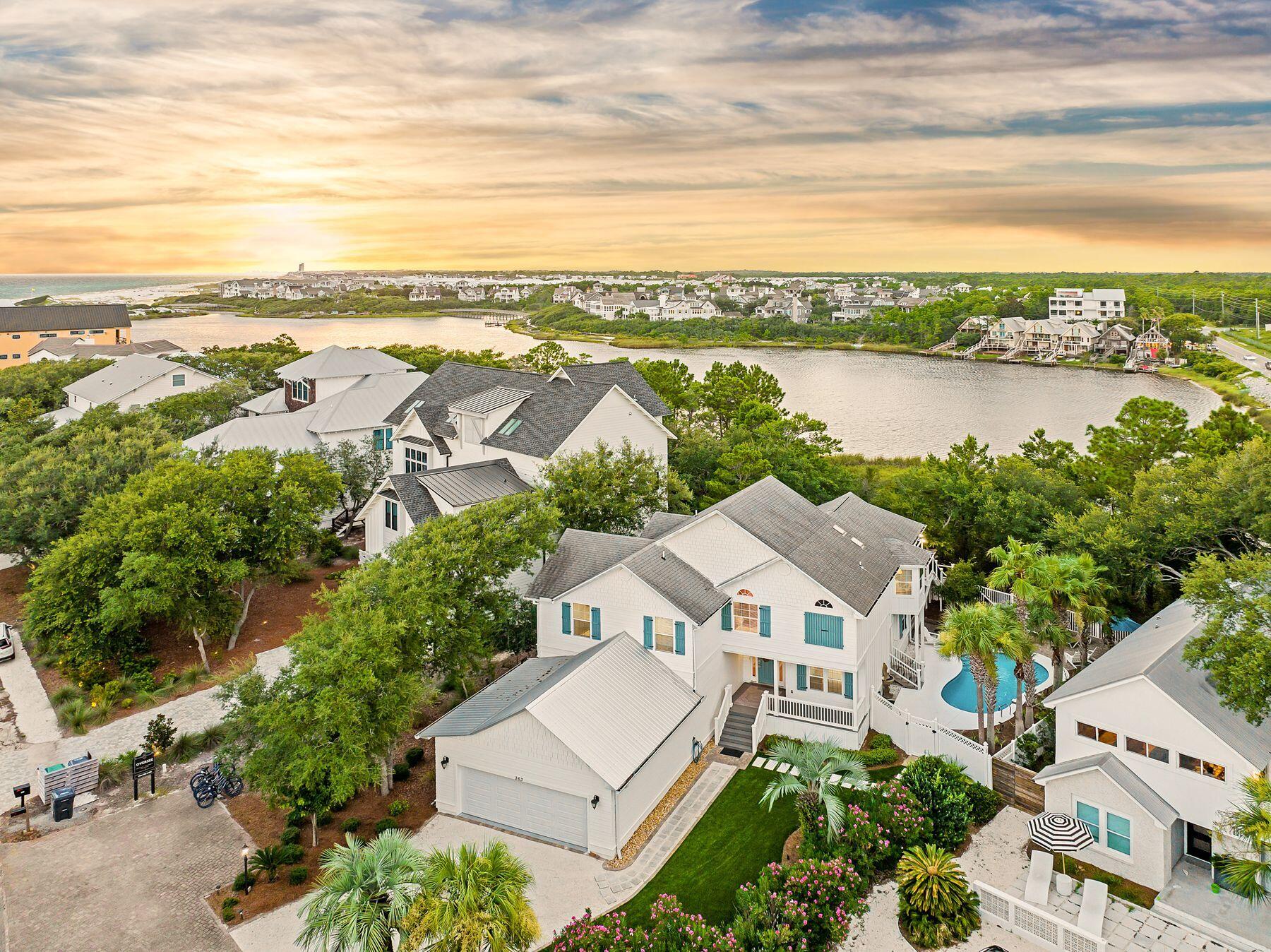 363 Pelican Circle Inlet Beach, FL 32461 - Photo 74 of 80 an aerial view of multiple house