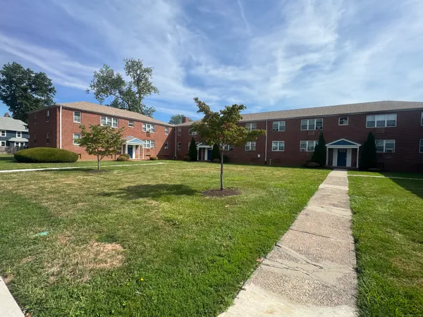 a view of a backyard with garden