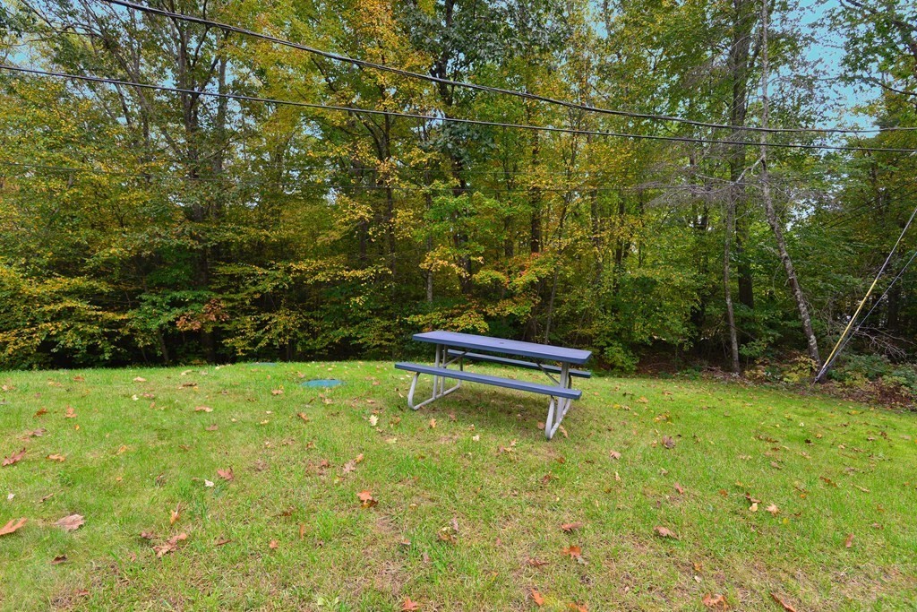 9 May Brook Road, Unit 9 Holland, MA 01521 - Photo 4 of 42 a view of a yard with a bench