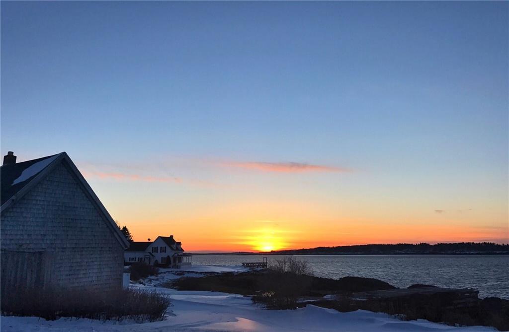 2354 Harpswell Islands Road Bailey Island, ME 04003 - Photo 26 of 28 Winter Sunset a few steps down the road