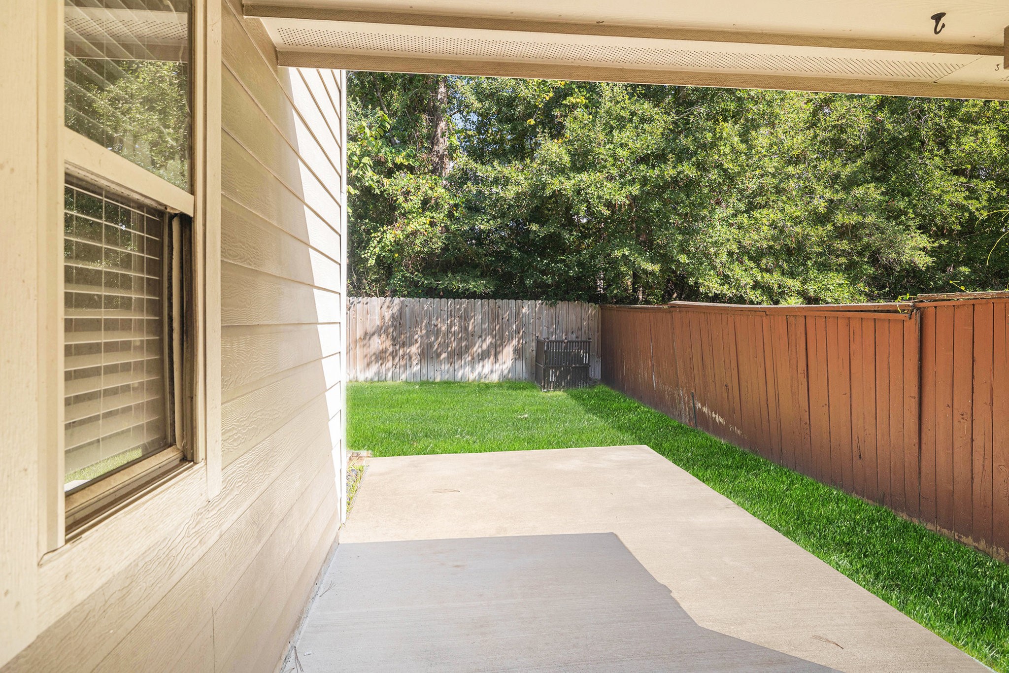 139 North Hawkhurst Circle Magnolia, TX 77354 - Photo 22 of 26 a view of backyard with cabin