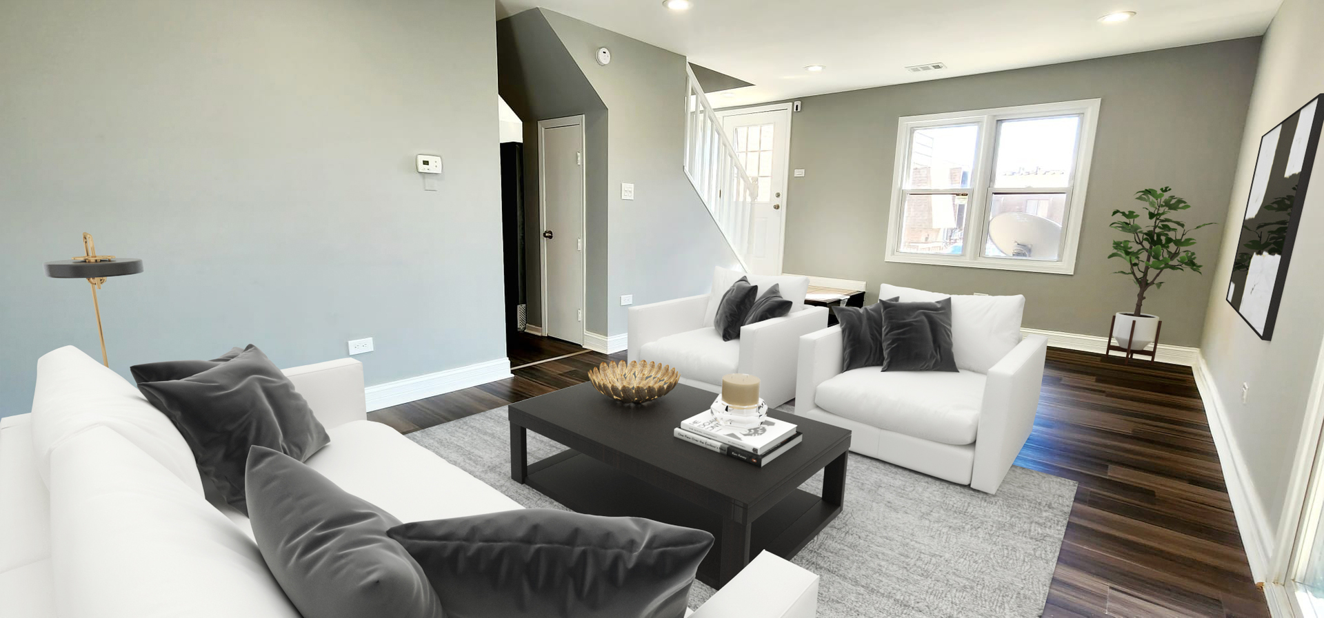 Undisclosed Address Alsip, IL 60803 - Photo 2 of 24 a living room with furniture and wooden floor