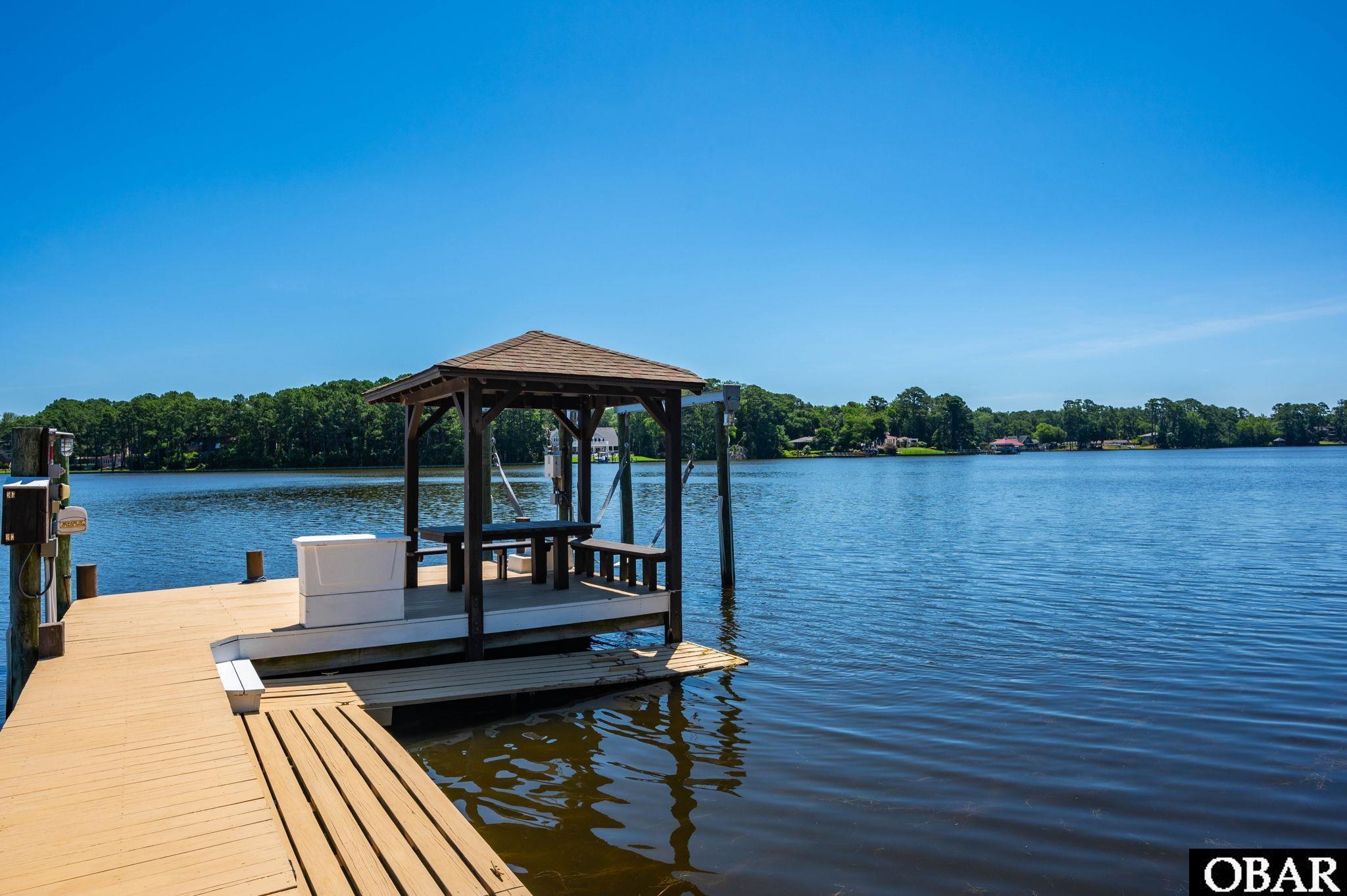 6021 Martins Point Road, Unit 31 Kitty Hawk, NC 27949 - Photo 38 of 50 Boat Dock with Gazebo