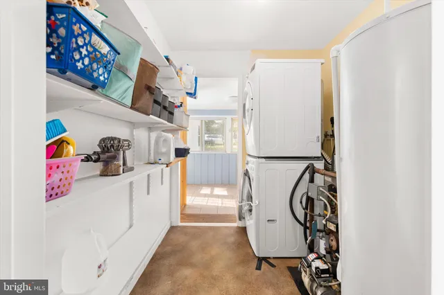 a outdoor space with furniture