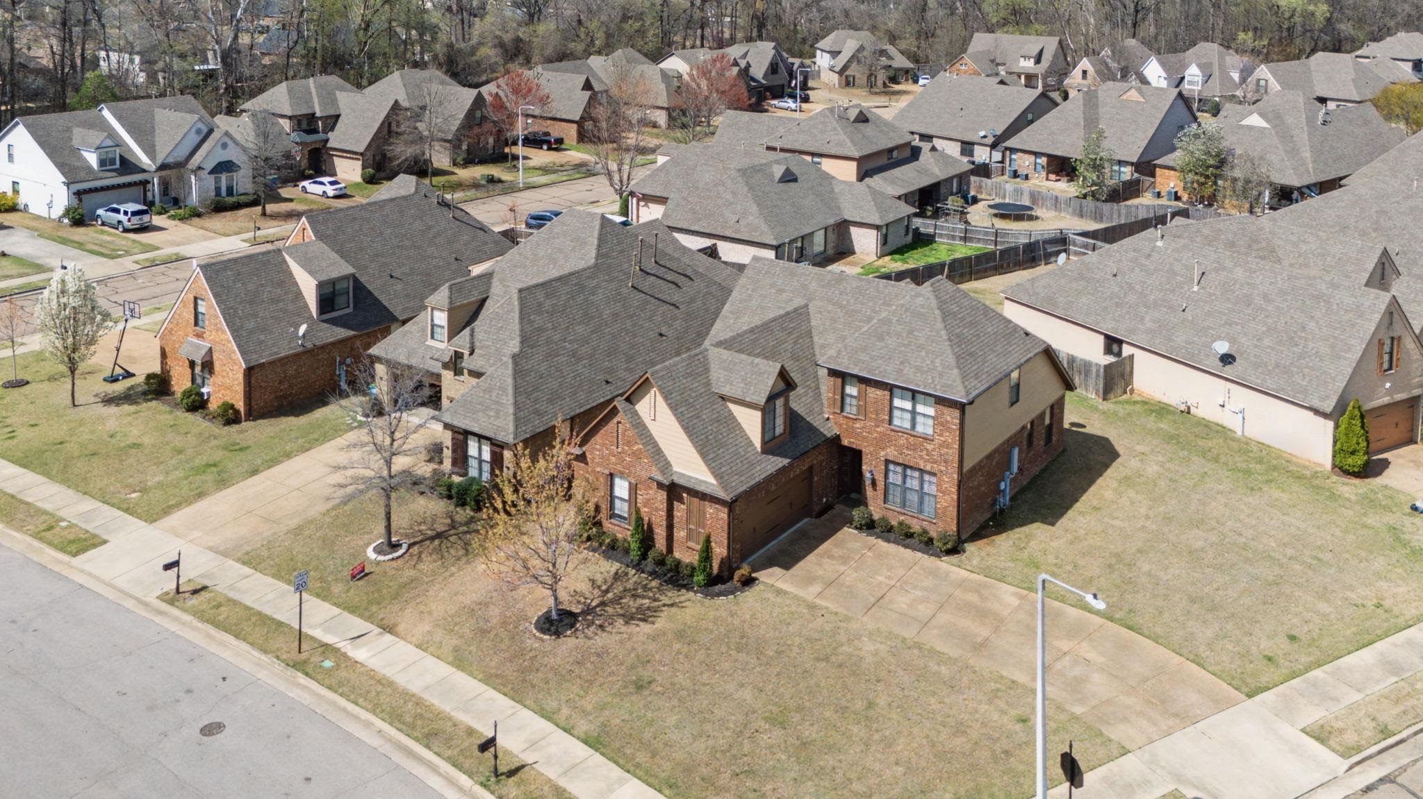 12436 Dusty Field Road Arlington, TN 38002 - Photo 36 of 40 Aerial view of residential area