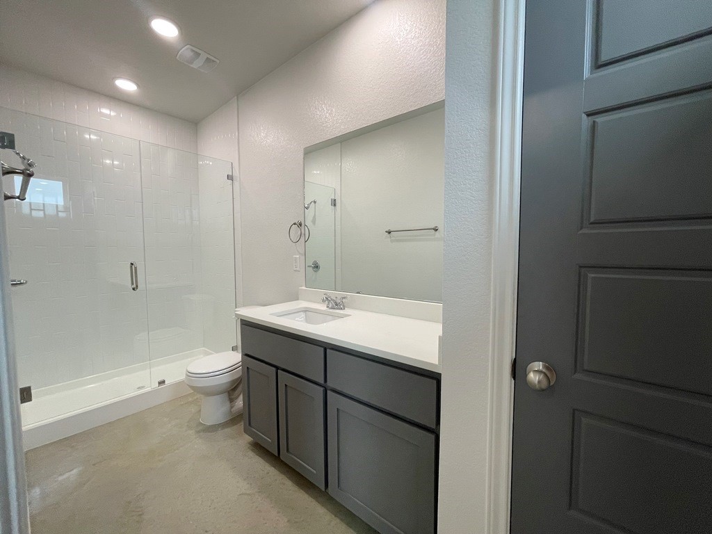 224 Riptide, Unit B Temple, TX 76501 - Photo 28 of 34 a bathroom with a sink a toilet and shower