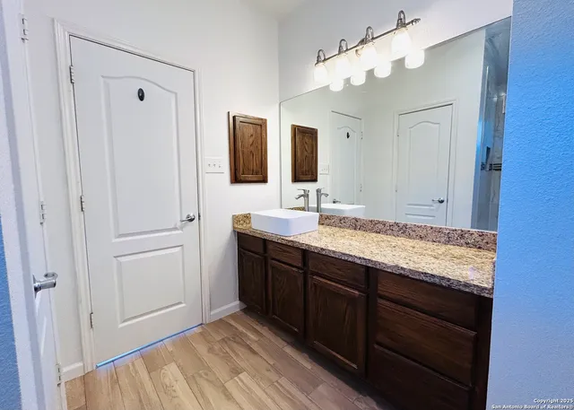 a view of swimming pool with a yard