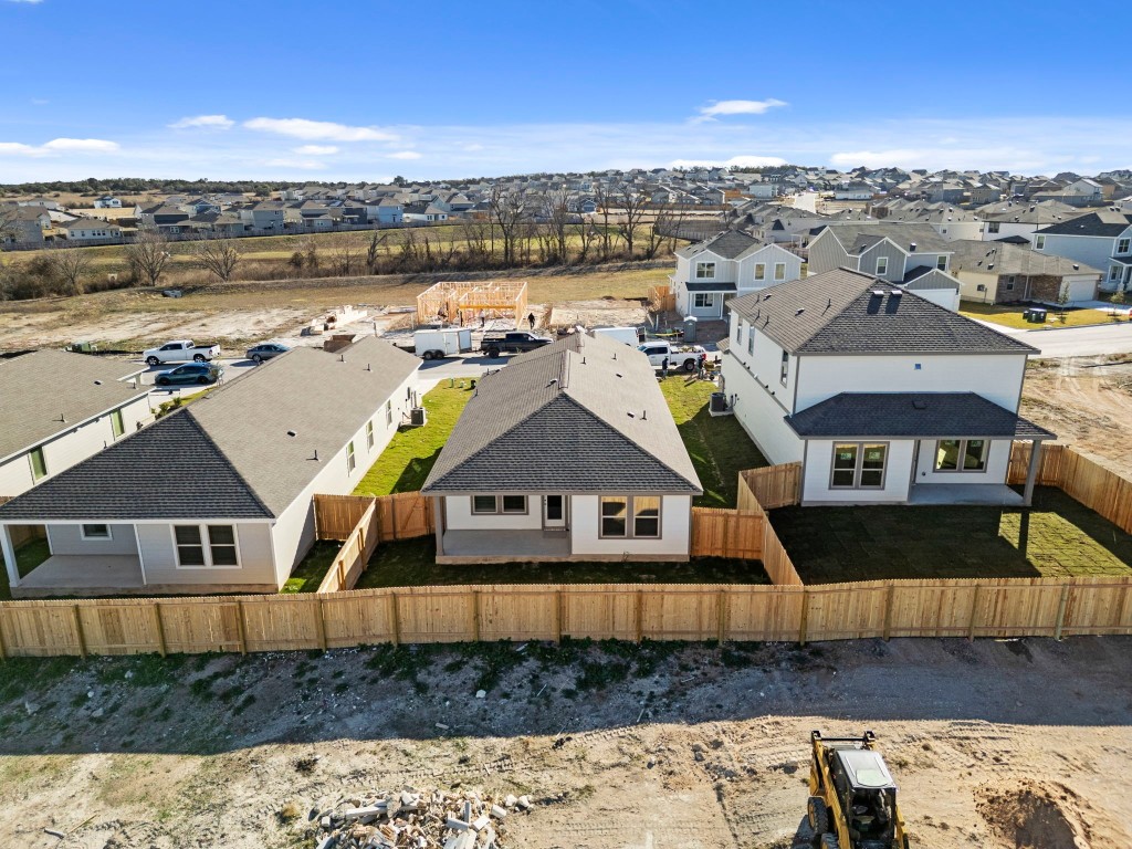 125 Hatari Trail Jarrell, TX 76537 - Photo 30 of 40 an aerial view of a house with a yard