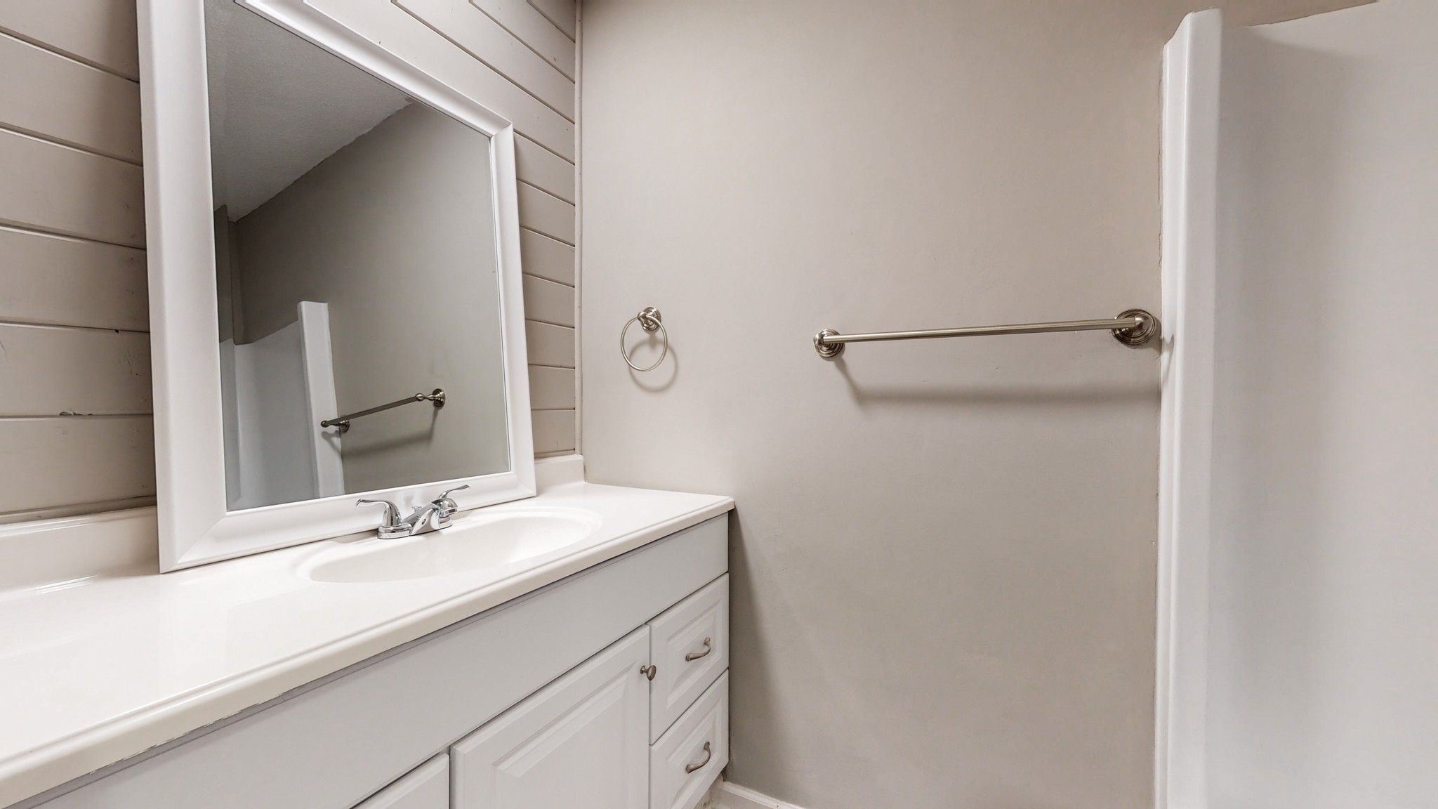 28 Providence Road Fayetteville, TN 37334 - Photo 23 of 48 a bathroom with a sink and a mirror