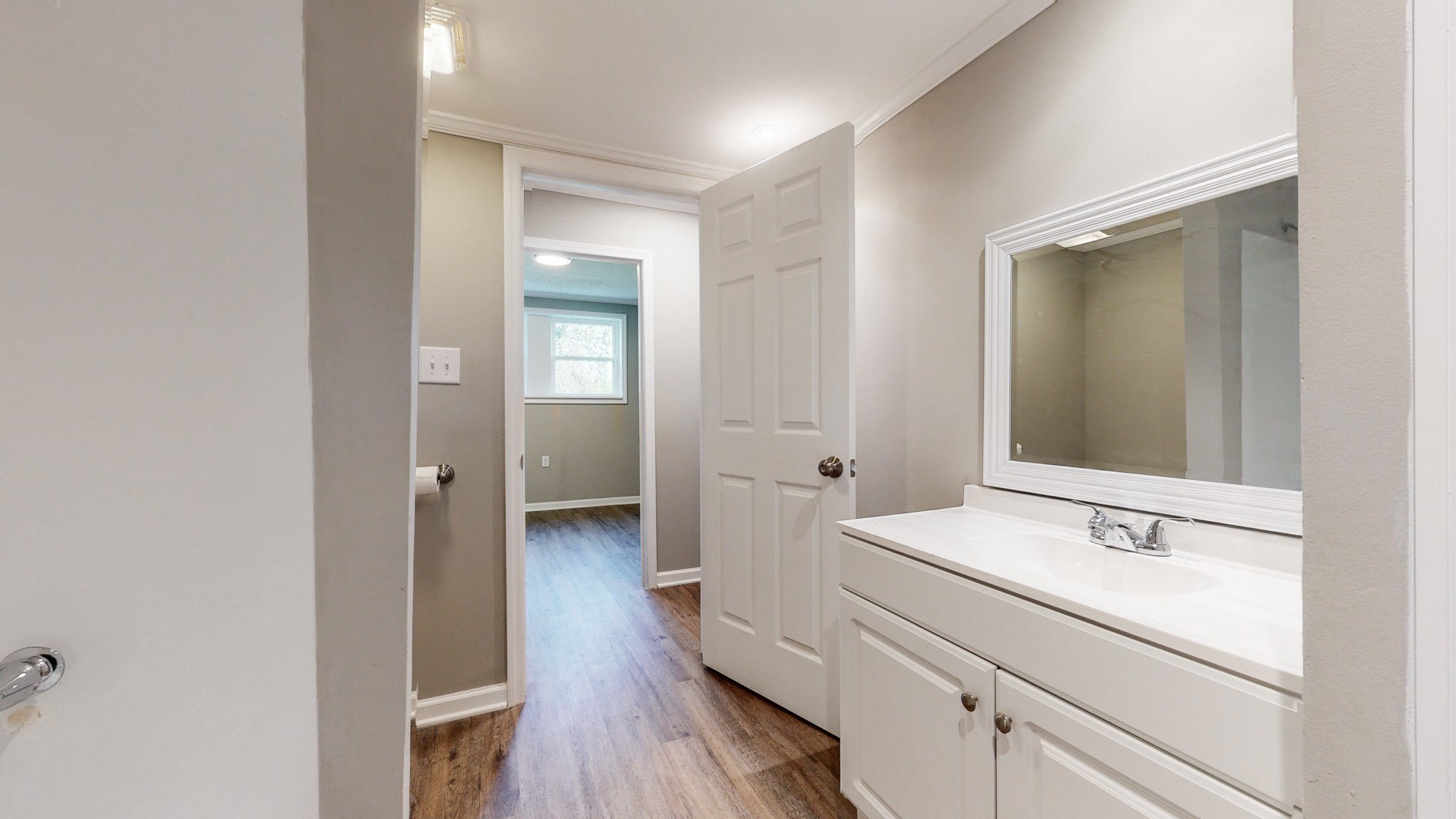 28 Providence Road Fayetteville, TN 37334 - Photo 31 of 48 a bathroom with a sink and a mirror