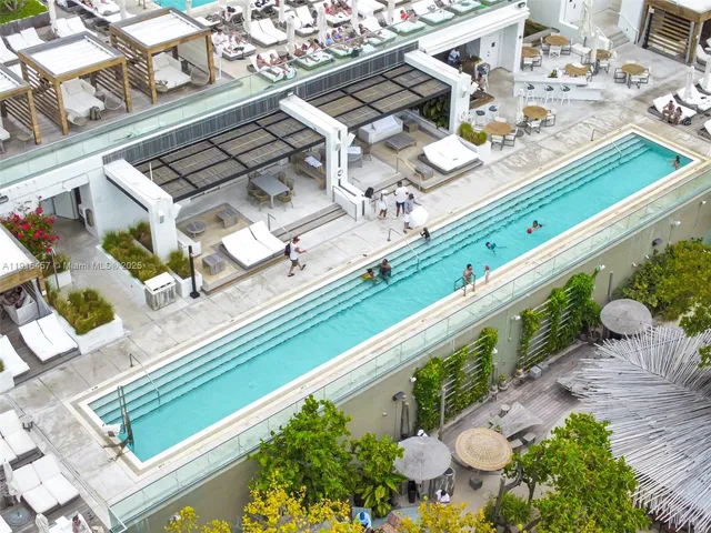 a balcony with wooden floor