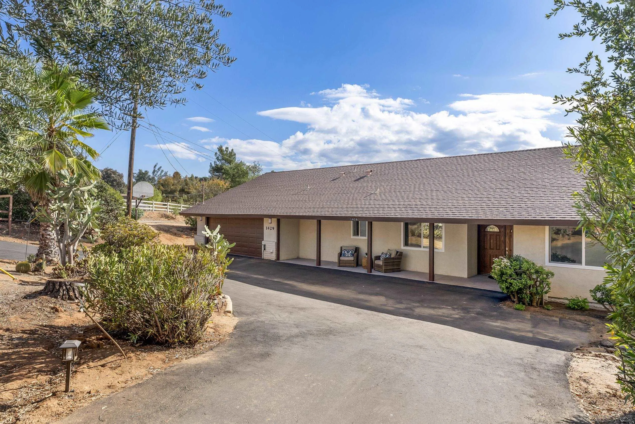 1429 Midway Drive Alpine, CA 91901 - Photo 2 of 42 a front view of a house with a garden