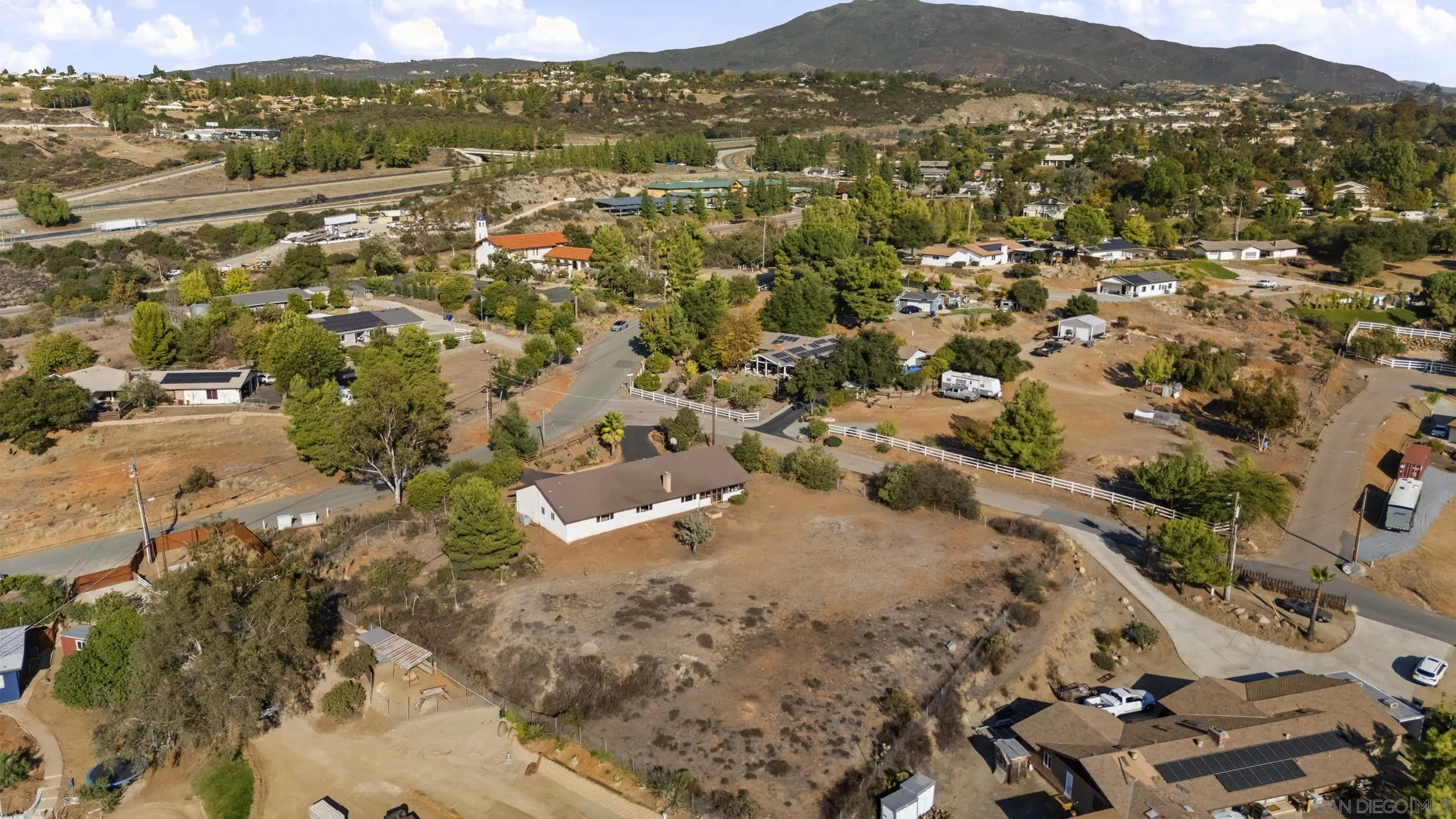 1429 Midway Drive Alpine, CA 91901 - Photo 41 of 42 an aerial view of residential houses with outdoor space