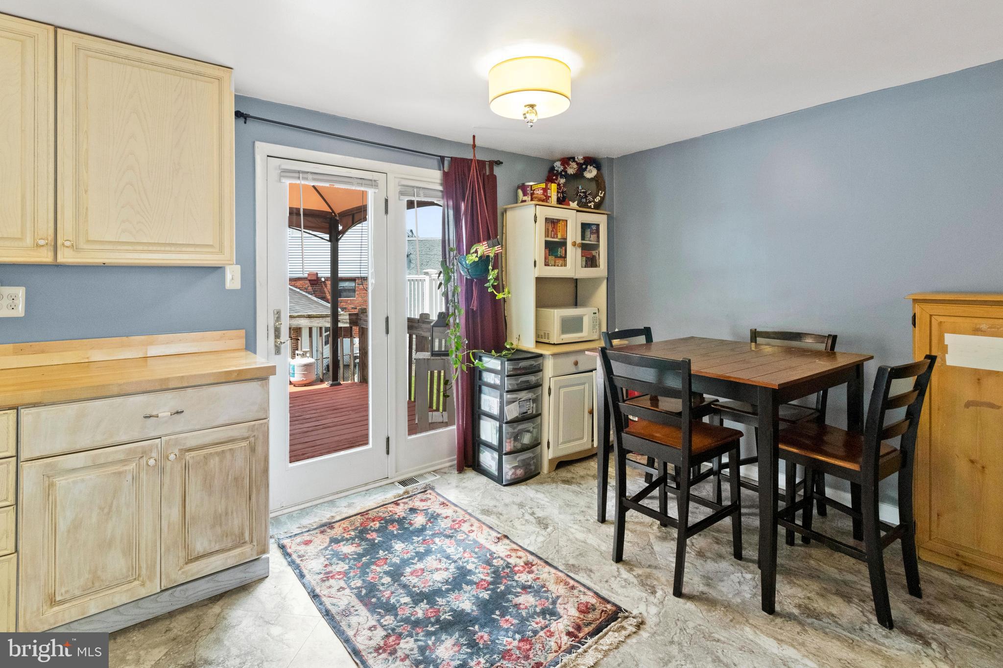 4408 Greenmount Road Philadelphia, PA 19154 - Photo 12 of 28 Eat- In Kitchen leading to outside deck